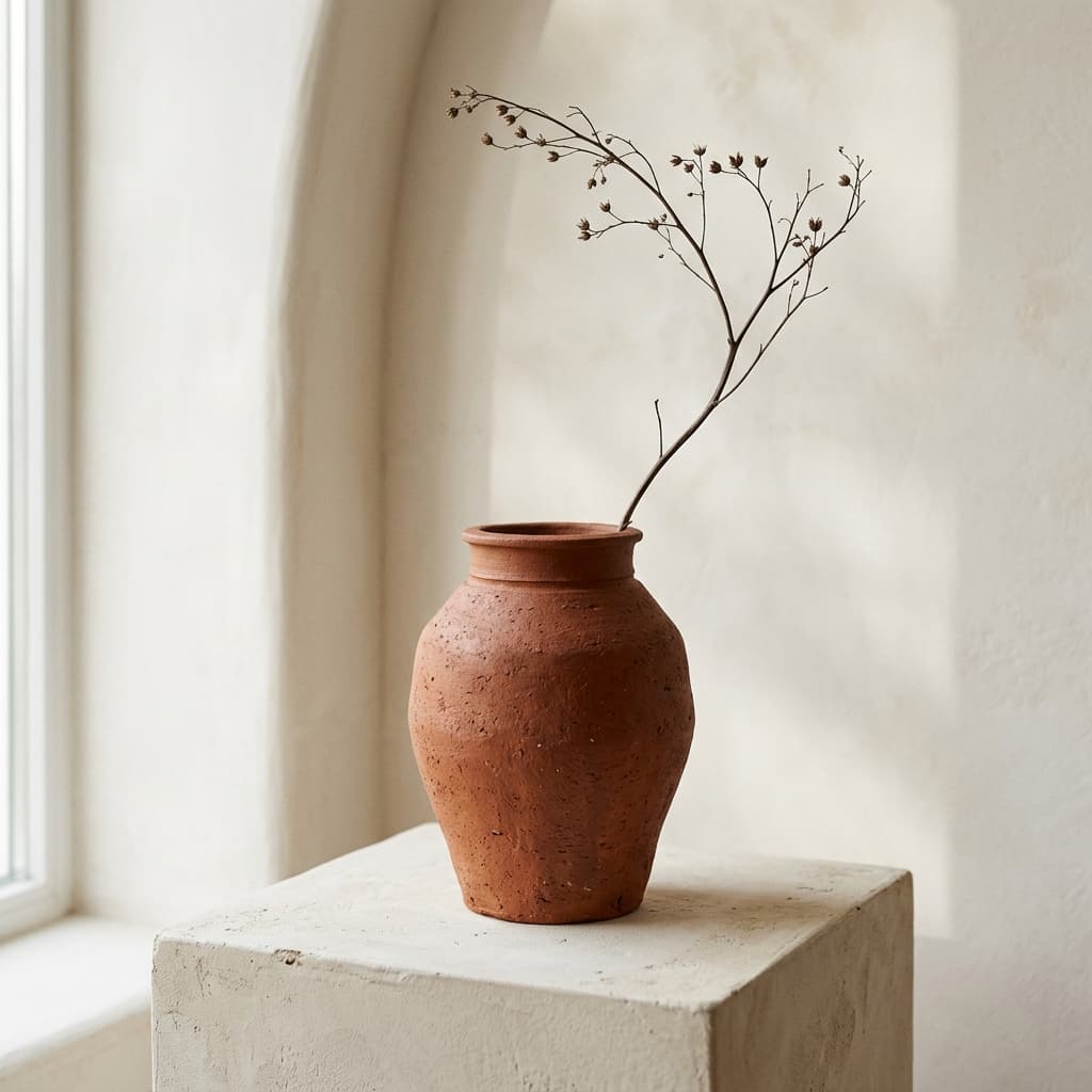 Earthy Terracotta Vase